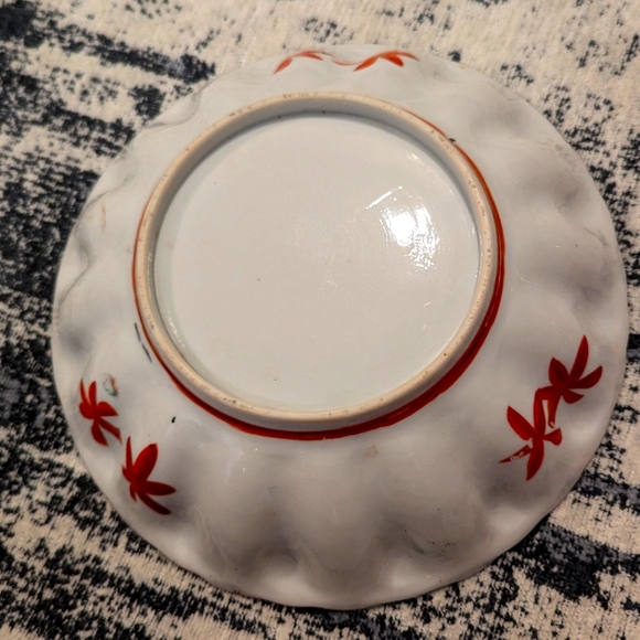 RARE-Beautiful Vintage Japanese Hand-Painted Mirage Bowl - Picture 3 of 4